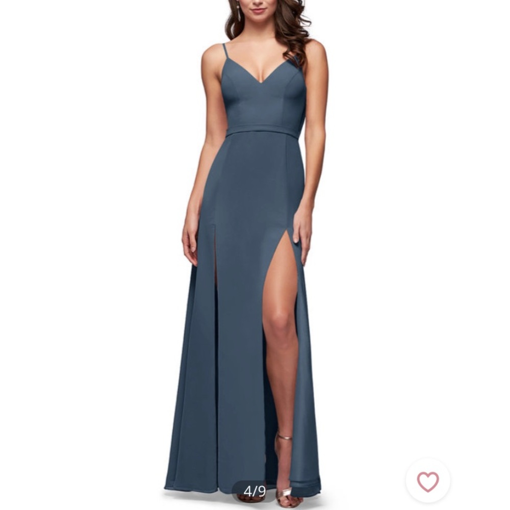 Azazie Bridesmaids Dress Candice in Neptune